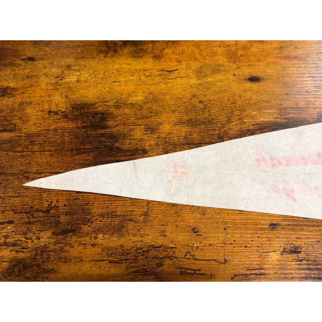 Vintage Savannah Beach Ga Souvenir Pennant