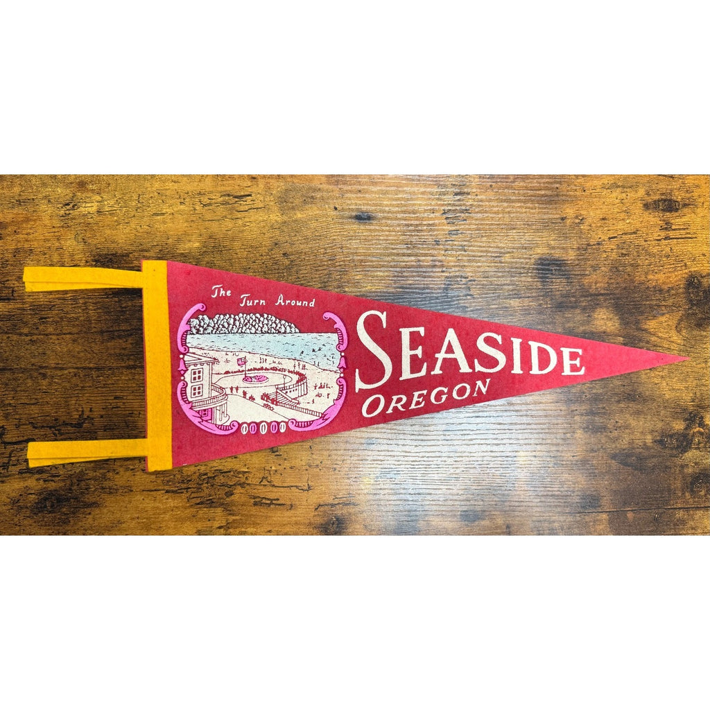 Vintage Seaside Oregon pennant