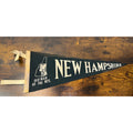 Vintage New Hampshire Pennant With Old Man Of The Mountain Graphic
