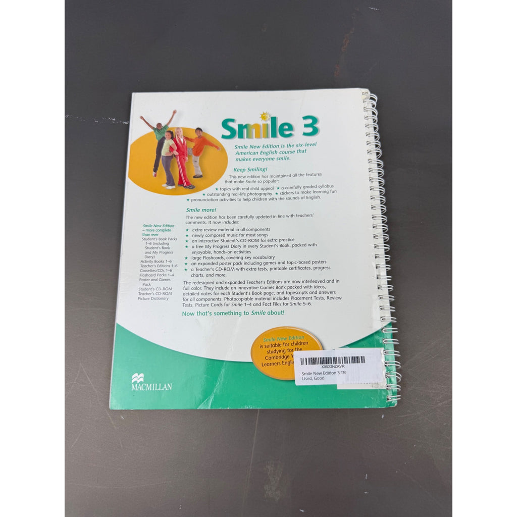Smile 3 Teachers Edition Spiral-Bound Book New Edition By Gabby Pritchard & Penny Hancock