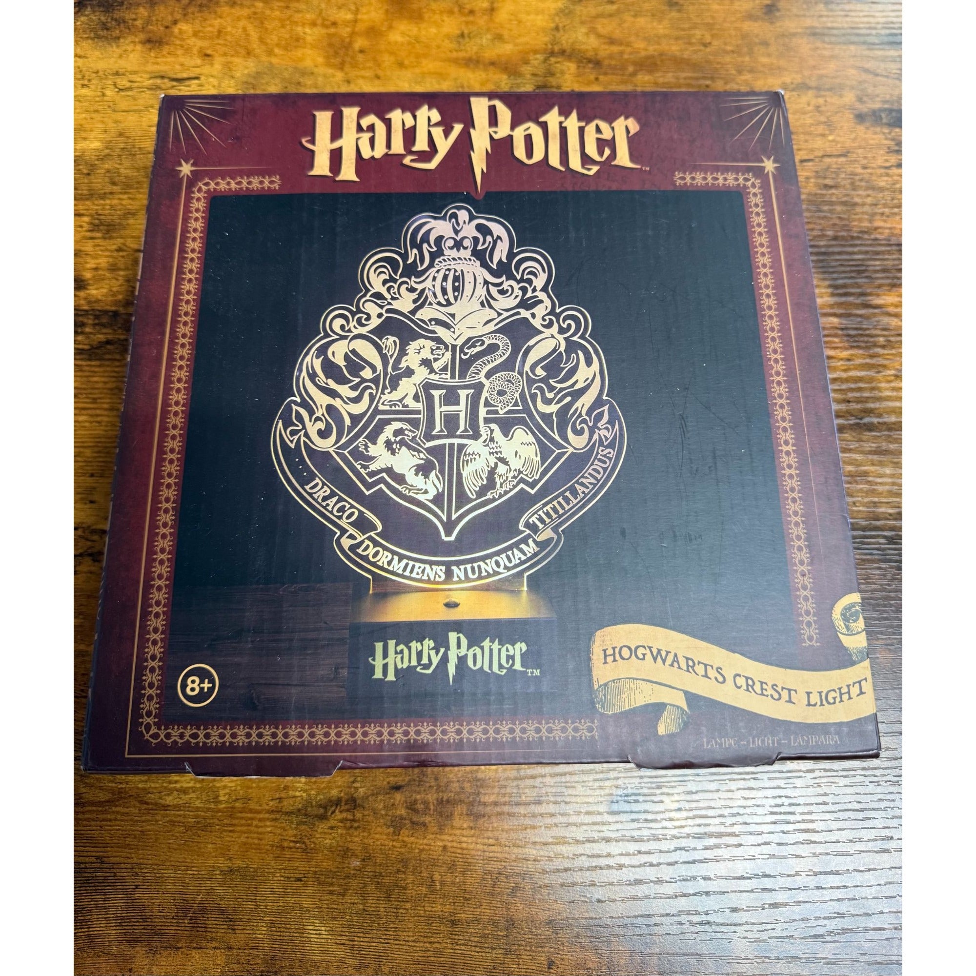 Harry Potter Hogwarts Crest LED Light Gift Decor Battery/Micro USB