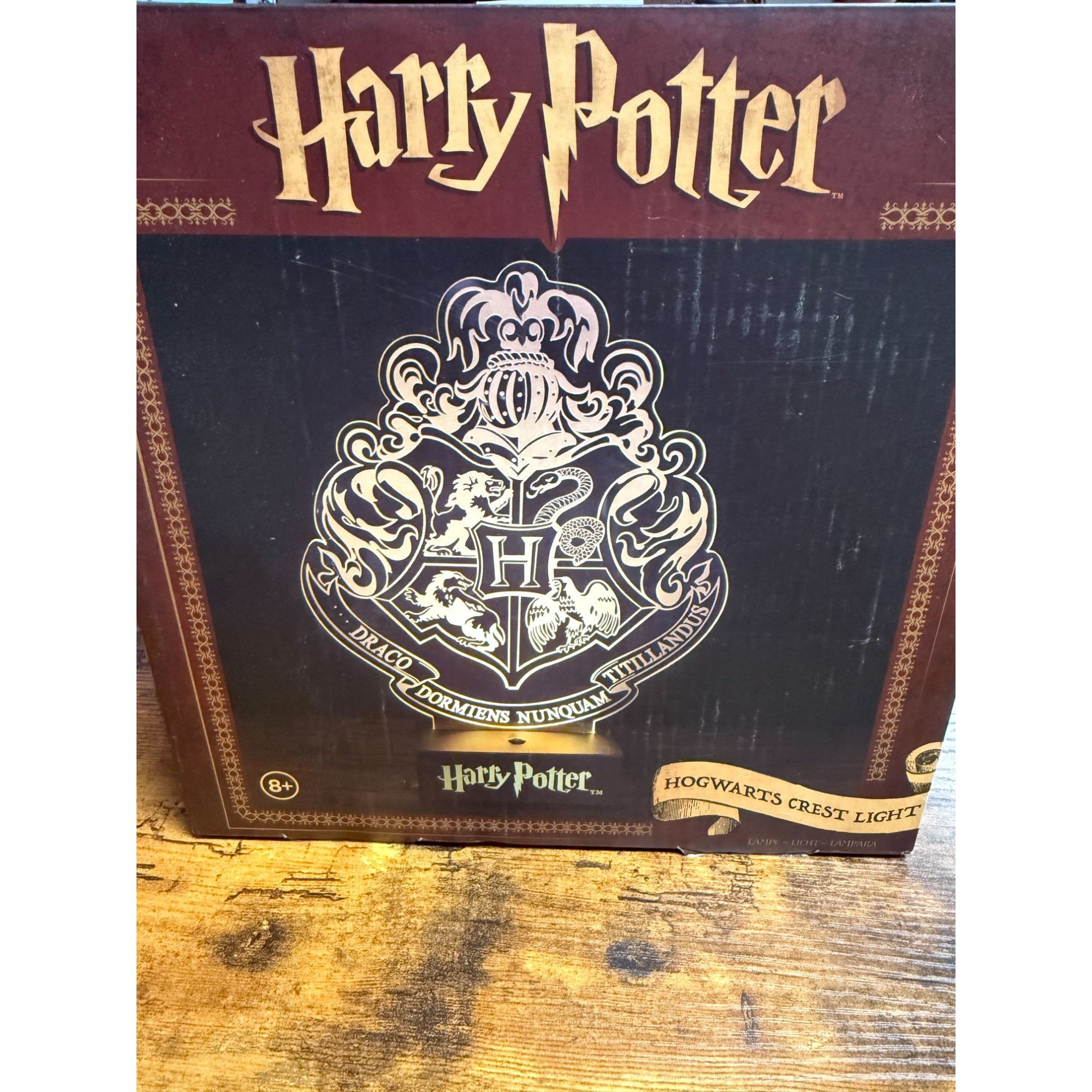 Harry Potter Hogwarts Crest LED Light Gift Decor Battery/Micro USB