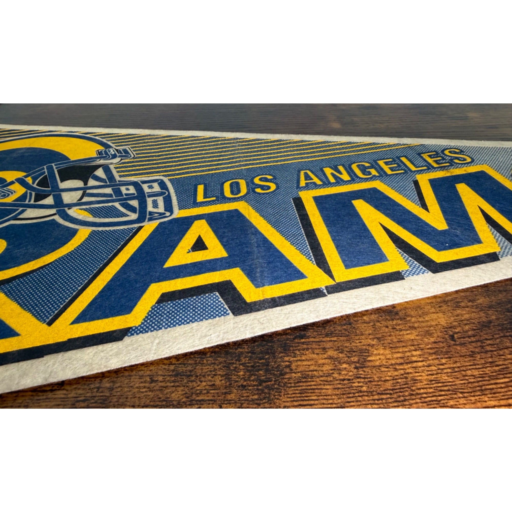 Los Angeles Rams Vintage Felt Pennant By Wincraft Sports Memorabilia