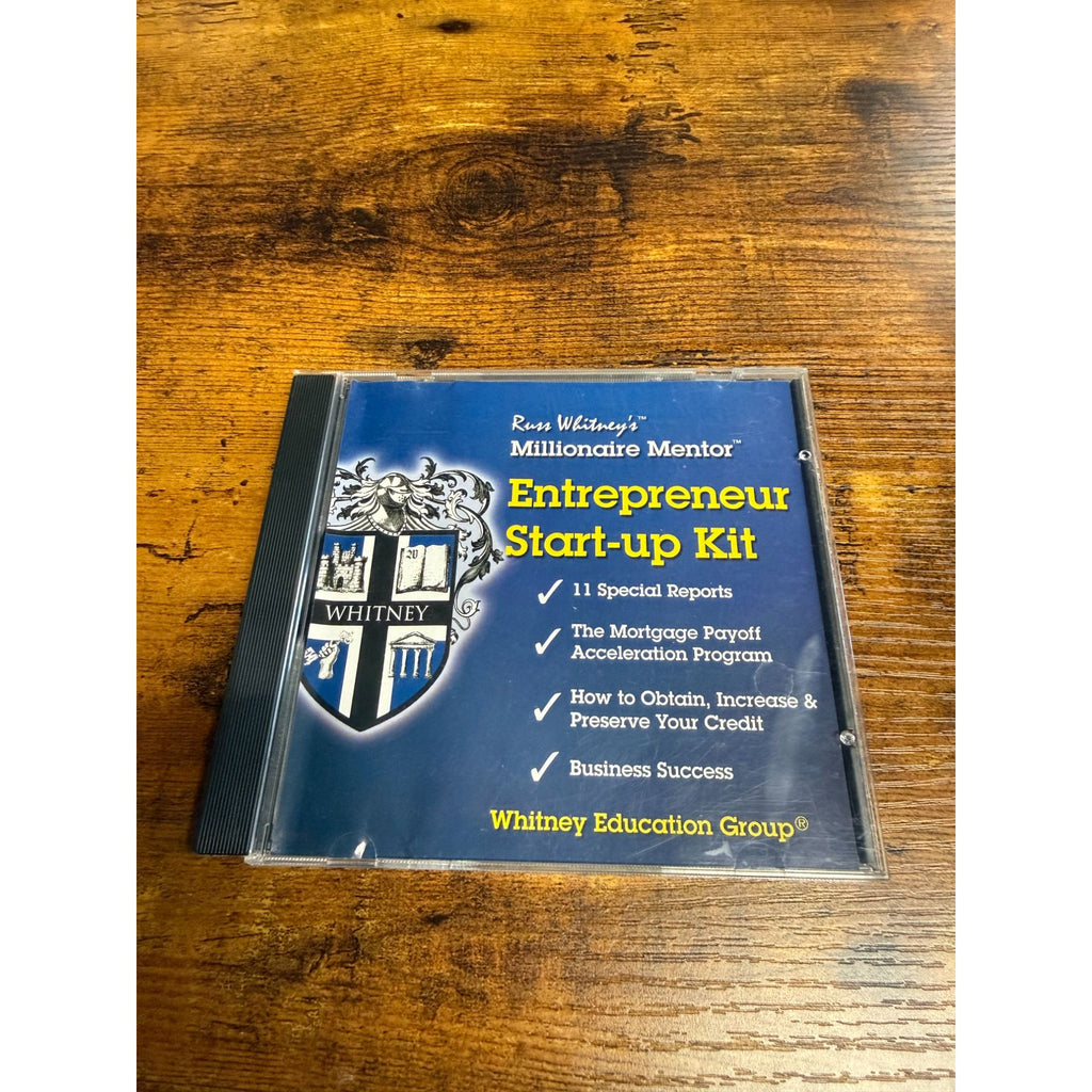 Russ Whitneys Millionaire Mentor Entrepreneur Start-Up Kit CD With 11 Special Reports