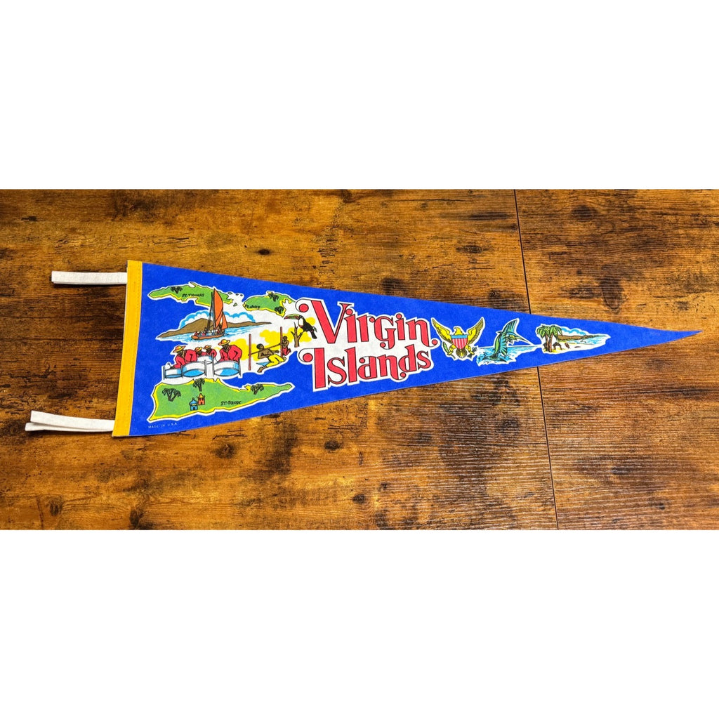 Vintage Virgin Islands pennant