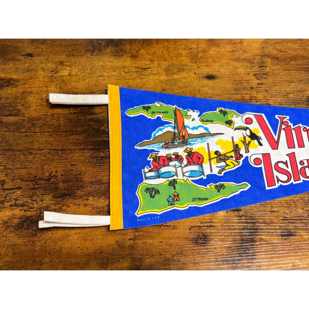 Vintage Virgin Islands pennant
