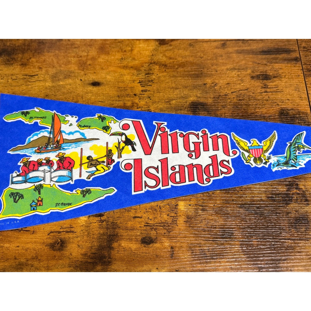 Vintage Virgin Islands pennant