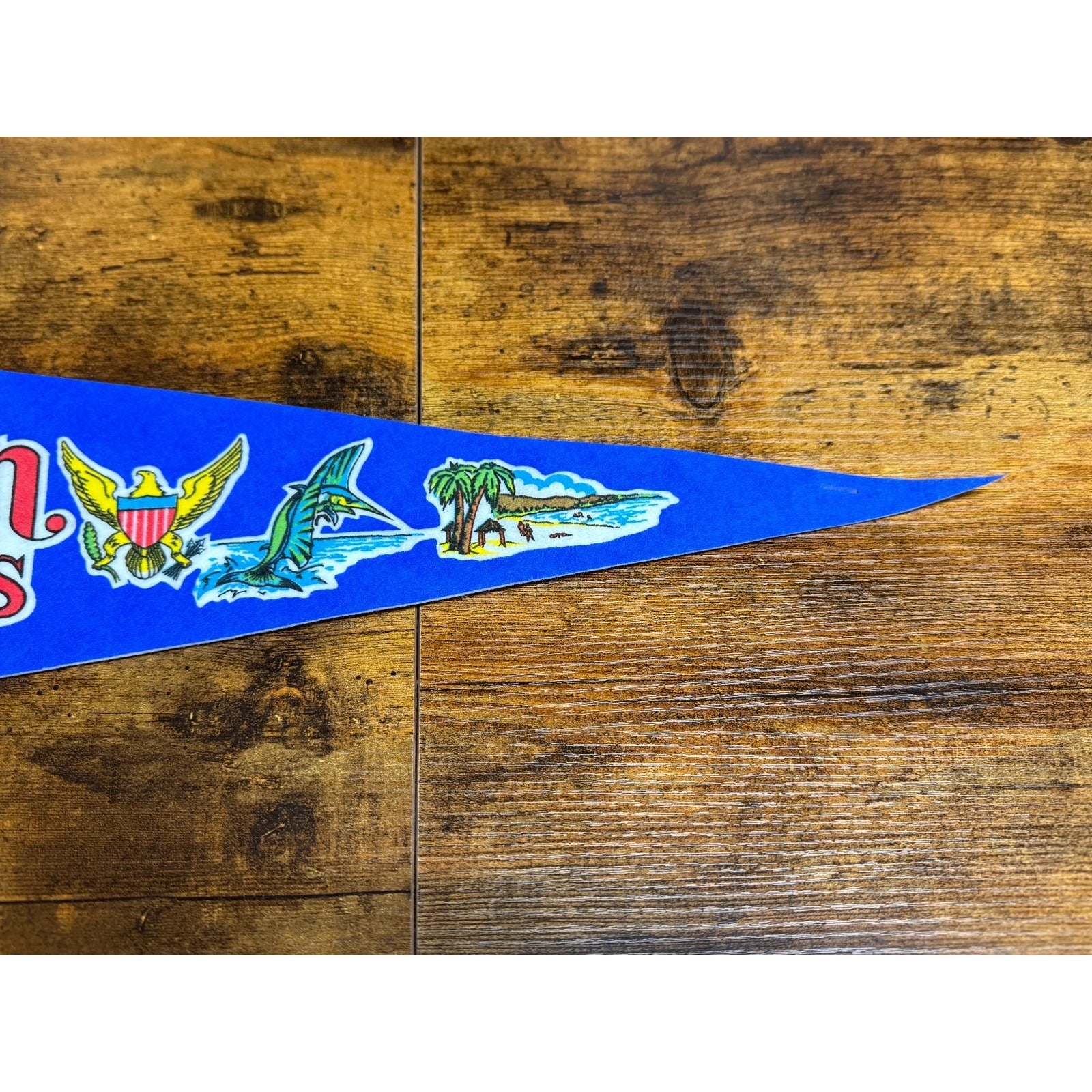 Vintage Virgin Islands pennant