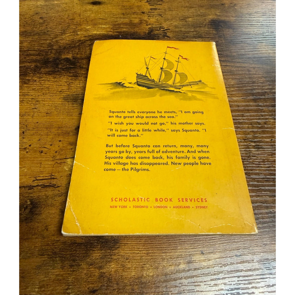 Squanto Friend Of The Pilgrims - By Clyde Robert Bulla - Paperback Book