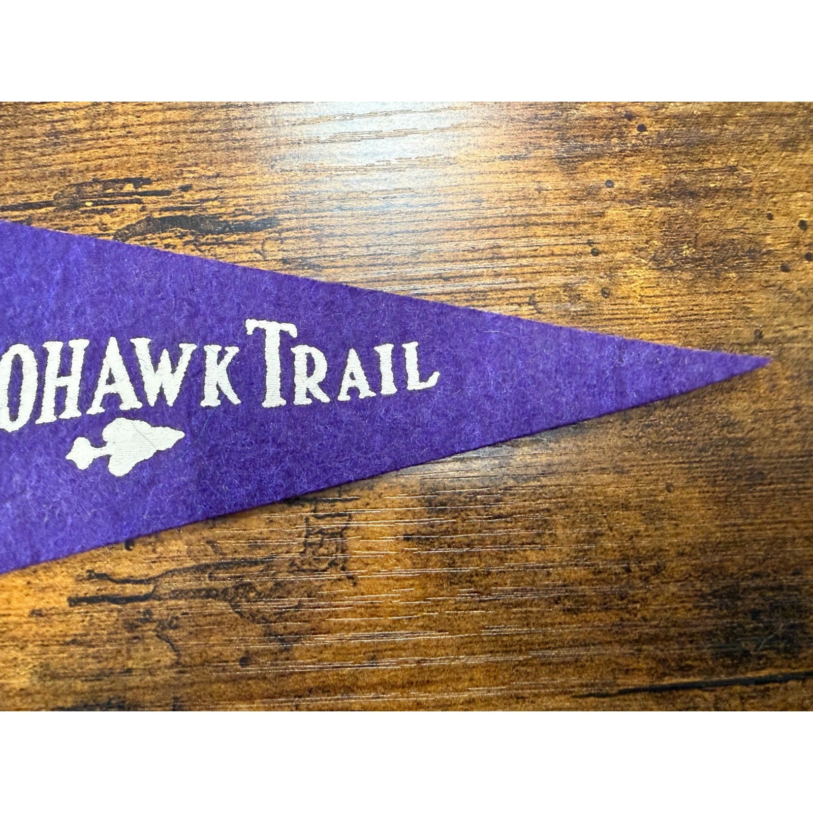 Vintage Mohawk Trail mini pennant
