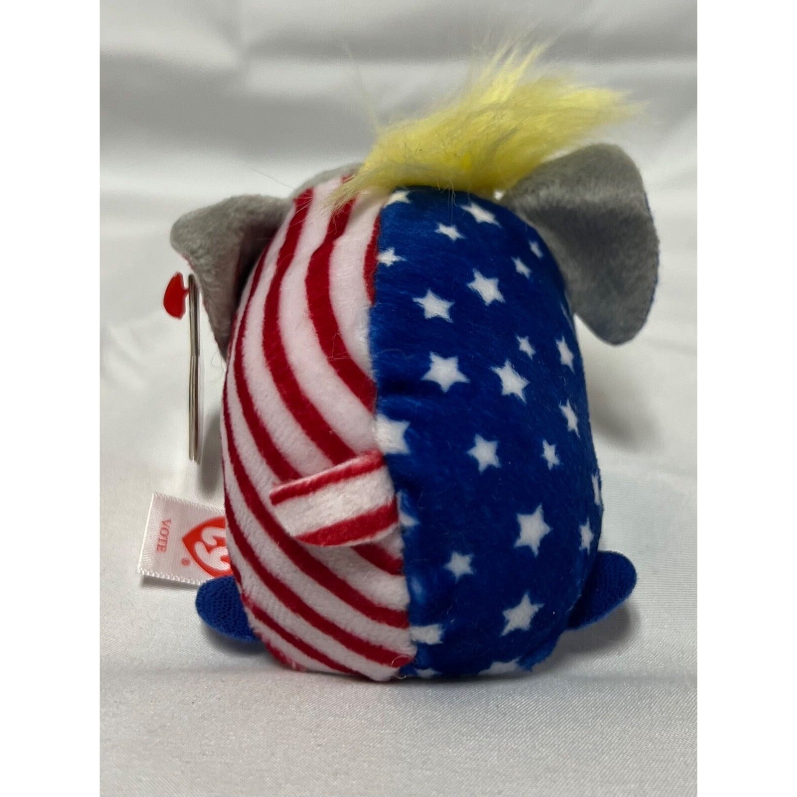 2016 Ty Teeny Beanie Vote president plush patriotic flag set limited editon 4"