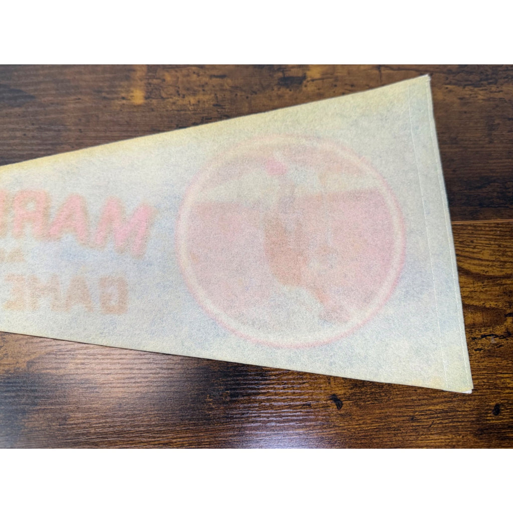 Vintage Marineland & Game Farm Pennant Canada Souvenir Dolphin Graphic