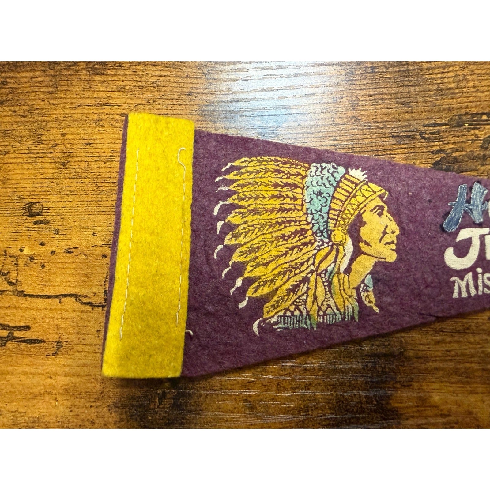 Vintage Hellgate Trading Post Missoula, Montana mini pennant