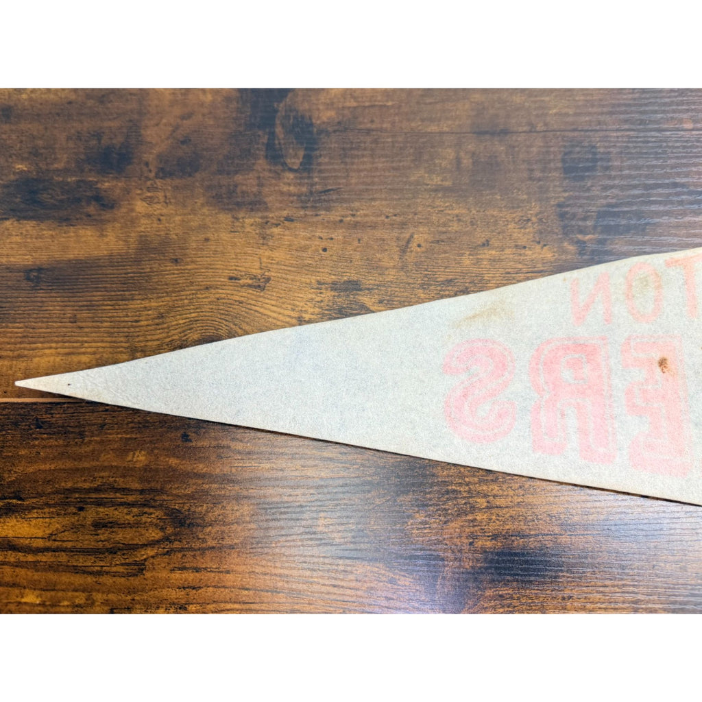 Vintage Houston Oilers NFL Felt Pennant Sports Memorabilia Collectible