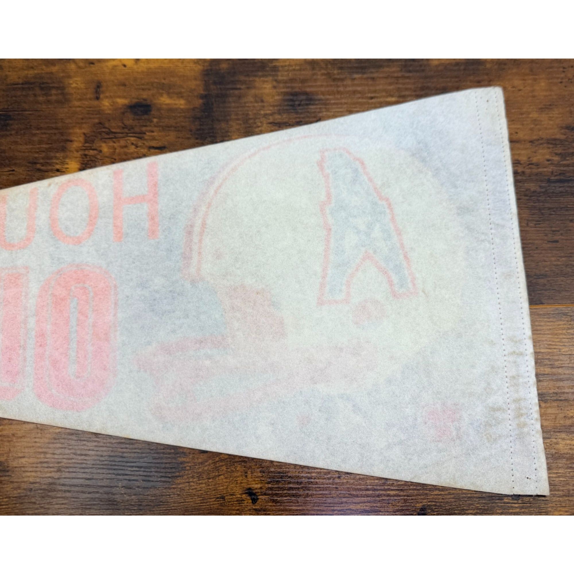 Vintage Houston Oilers NFL Felt Pennant Sports Memorabilia Collectible