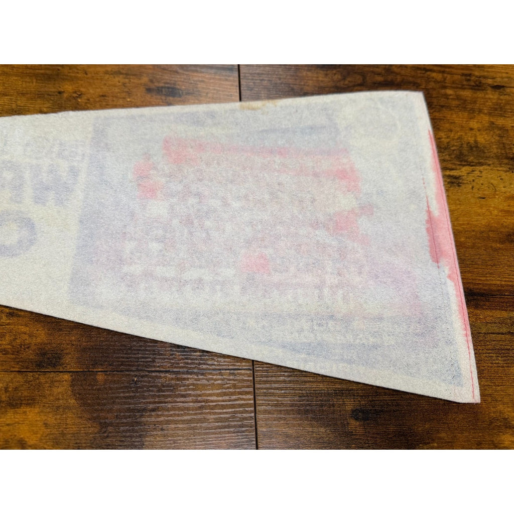 Vintage 1986 Big Blue Wrecking Crew New York Giants Super Bowl Champions pennant