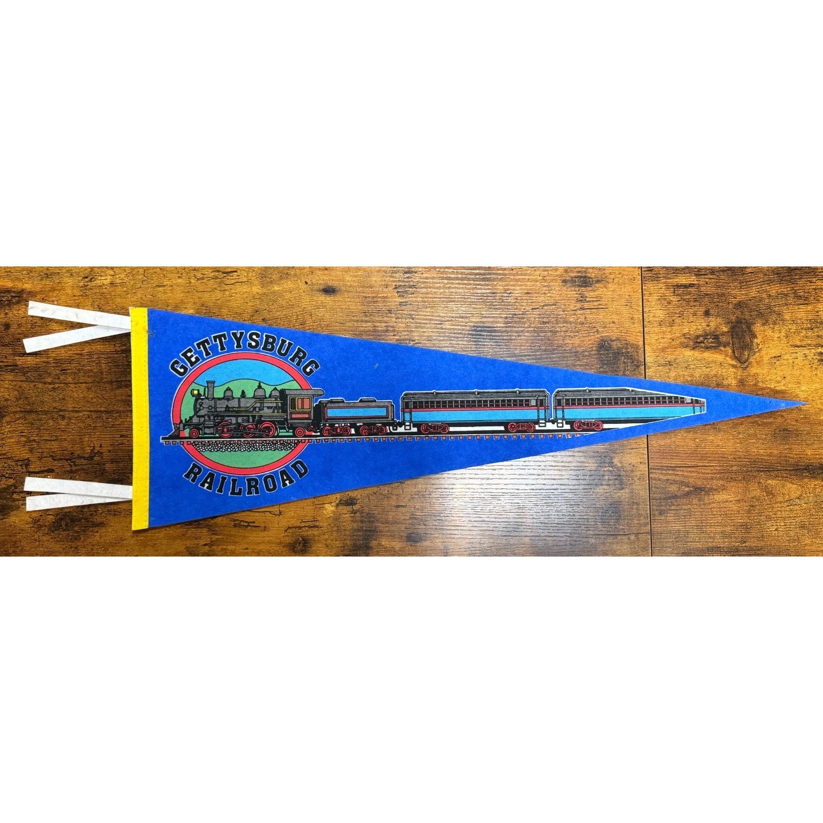 Vintage Gettysburg Railroad pennant