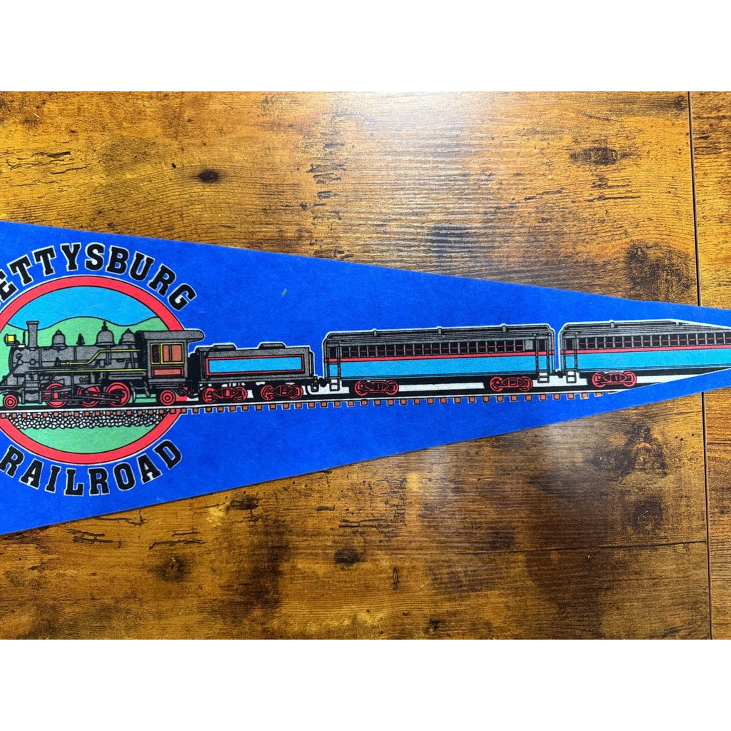Vintage Gettysburg Railroad pennant
