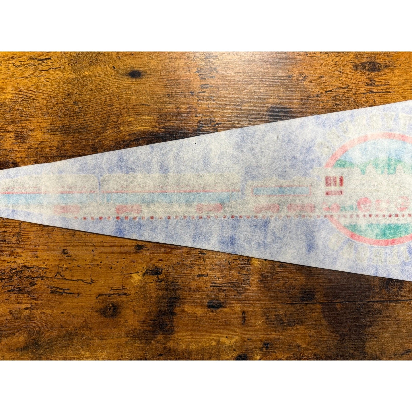 Vintage Gettysburg Railroad pennant