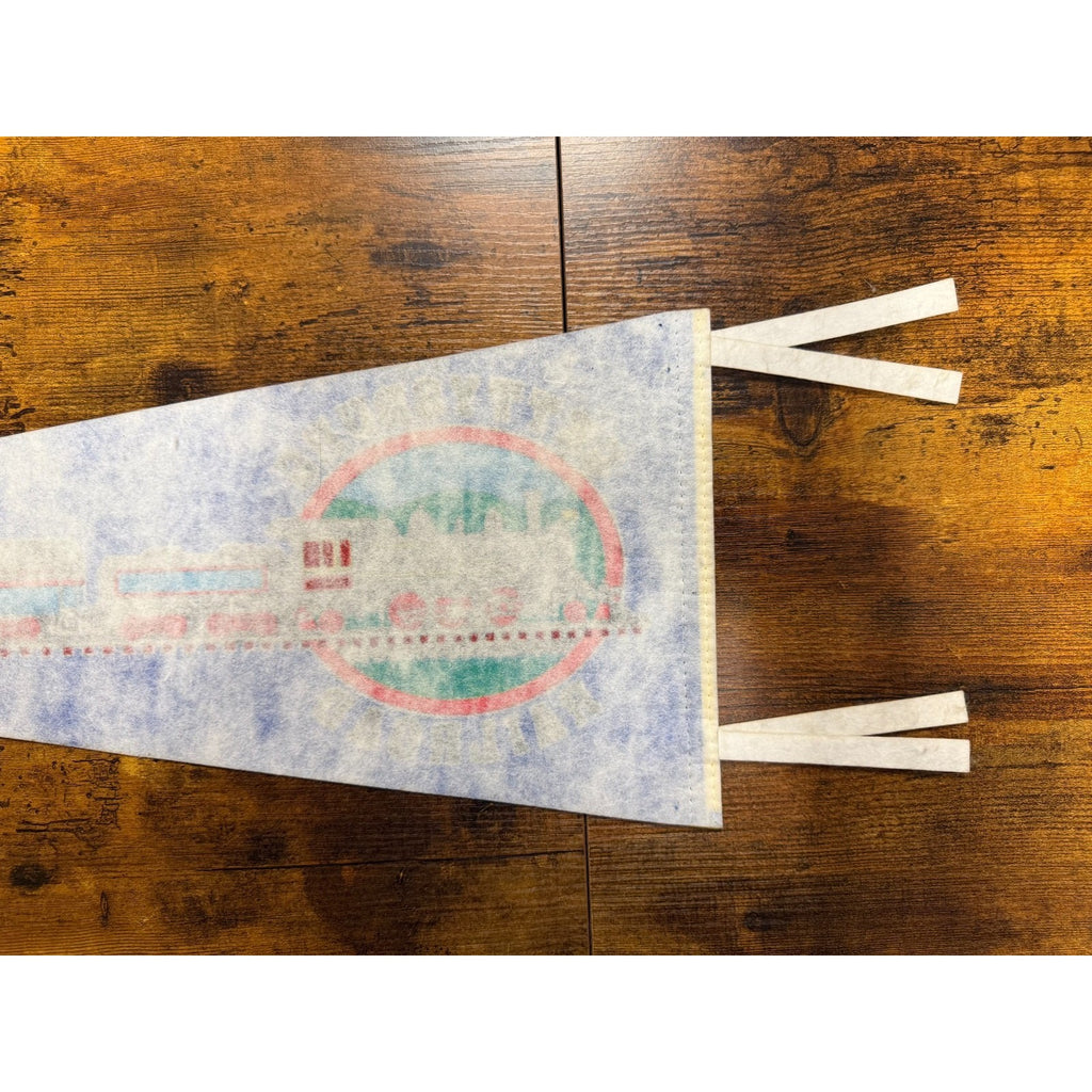 Vintage Gettysburg Railroad pennant