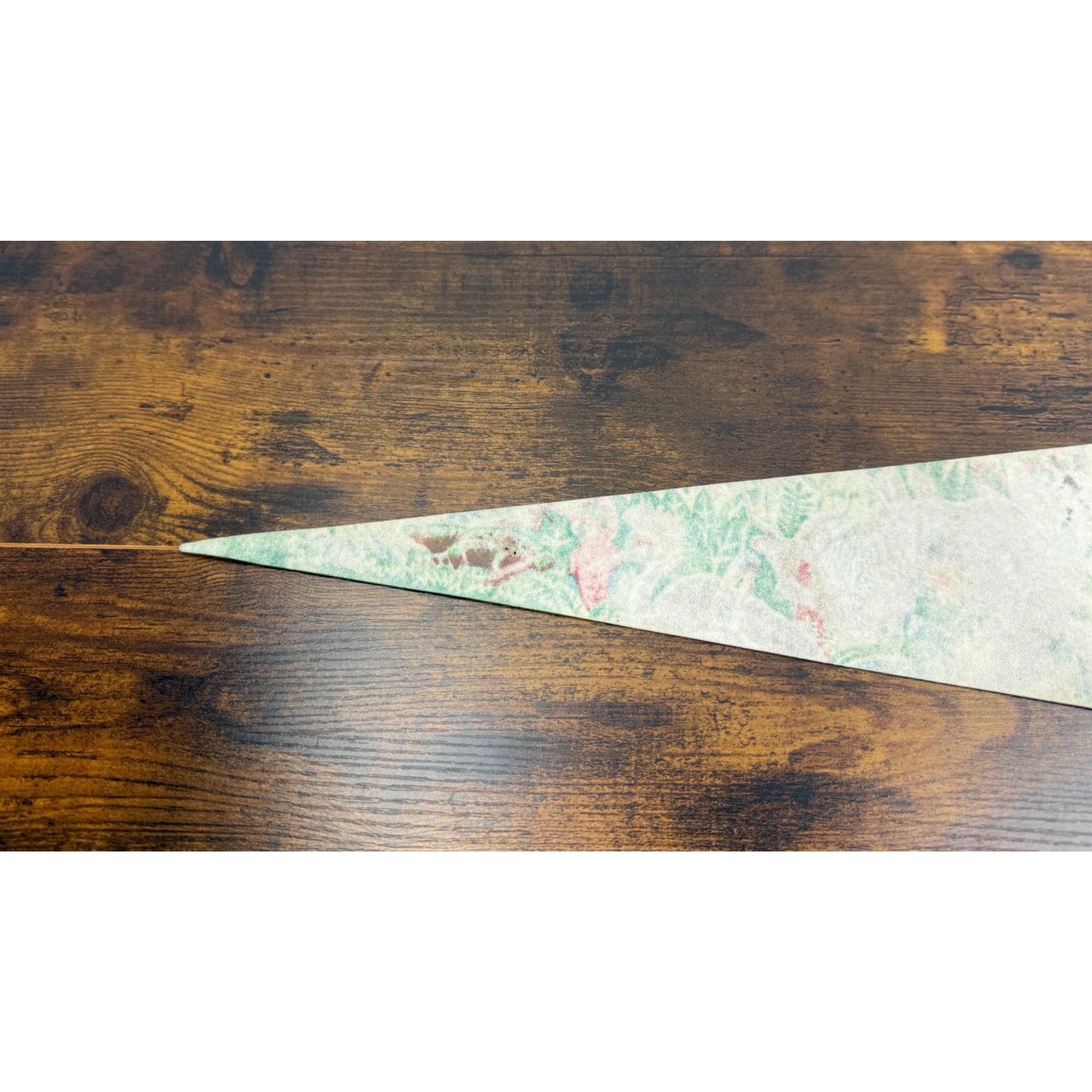 Vintage Lion Country Safari Felt Pennant West Palm Beach Florida 25 inches