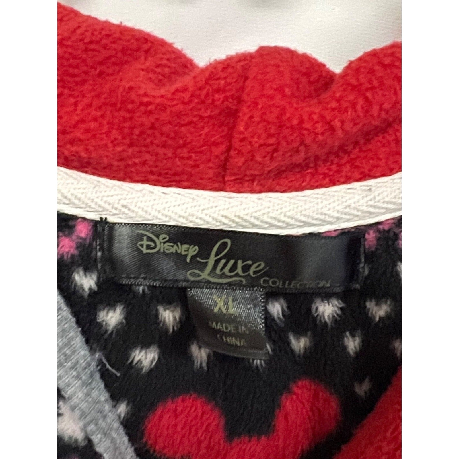 Women's Disney Lux fleece hooded sweater size XL