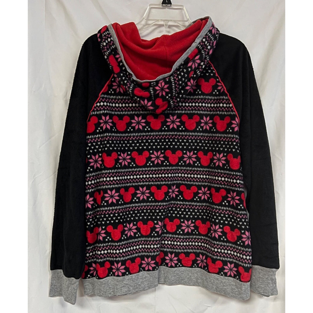 Women's Disney Lux fleece hooded sweater size XL