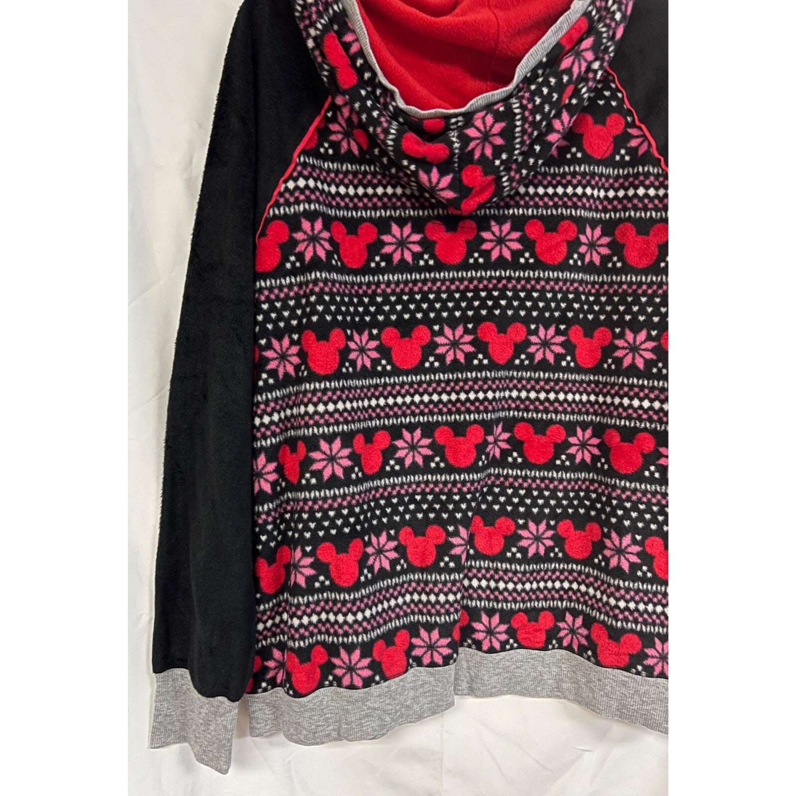 Women's Disney Lux fleece hooded sweater size XL