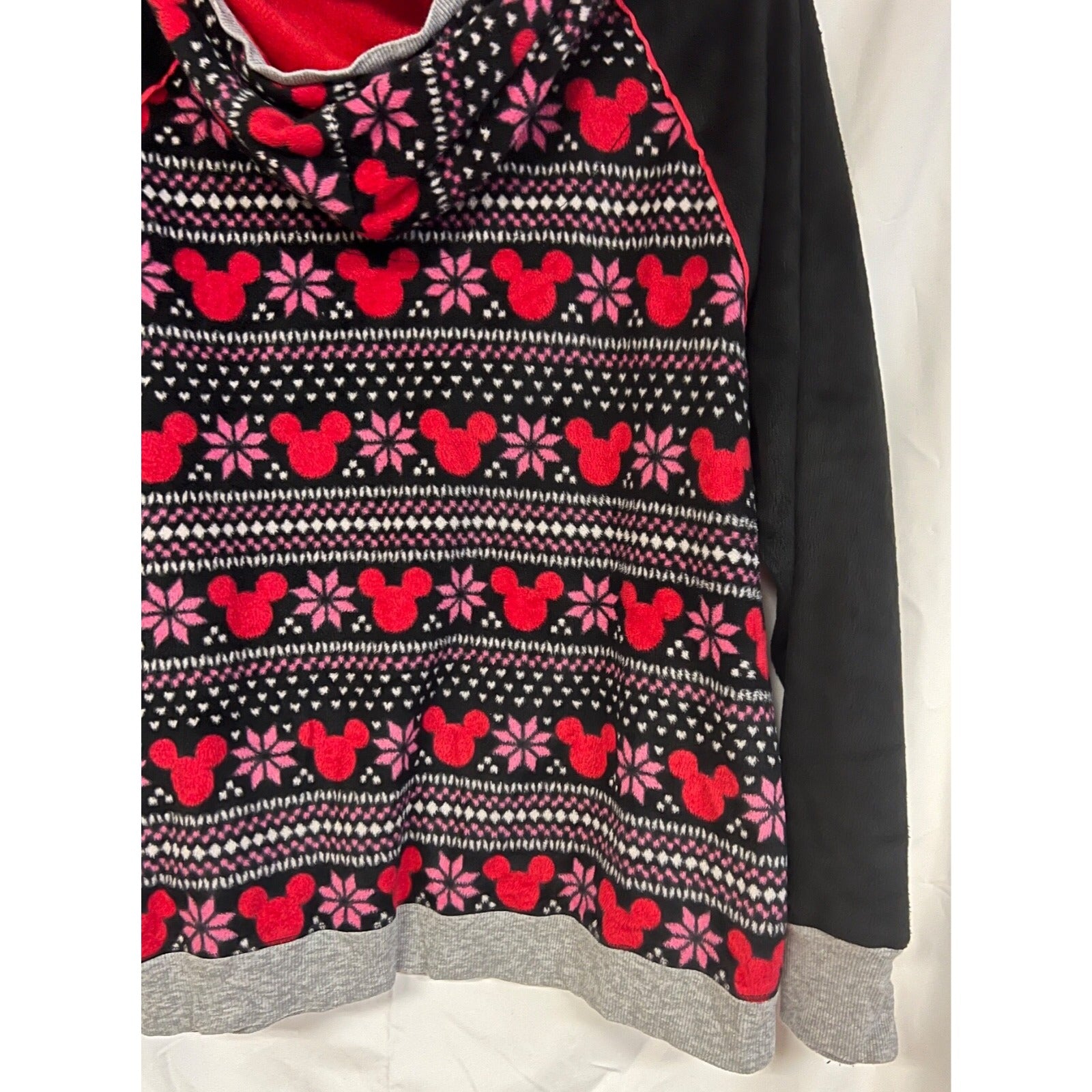 Women's Disney Lux fleece hooded sweater size XL