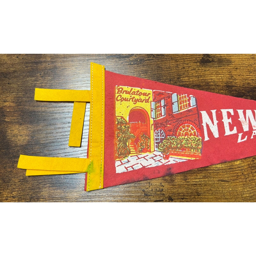 vintage New Orleans, Louisiana pennant