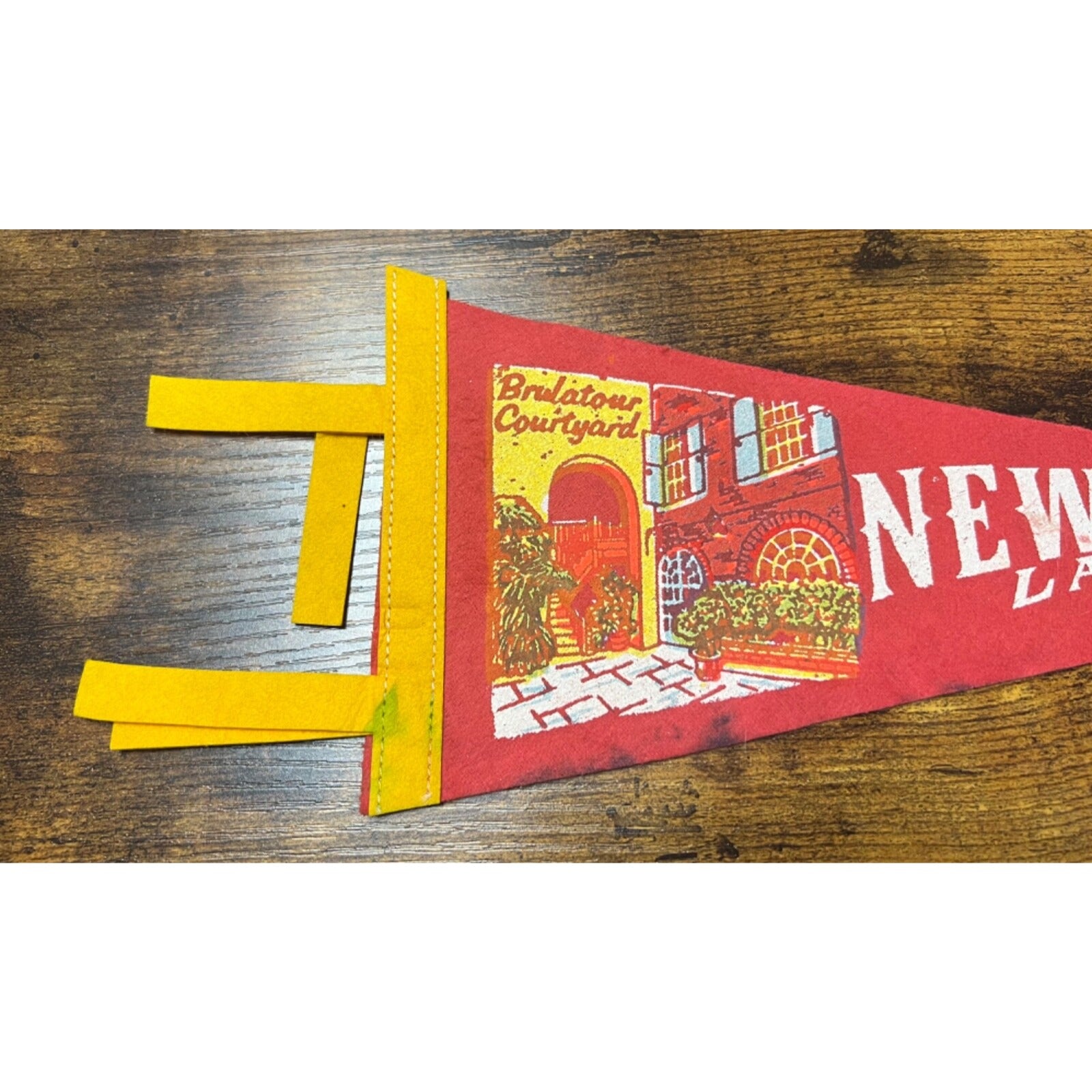 vintage New Orleans, Louisiana pennant