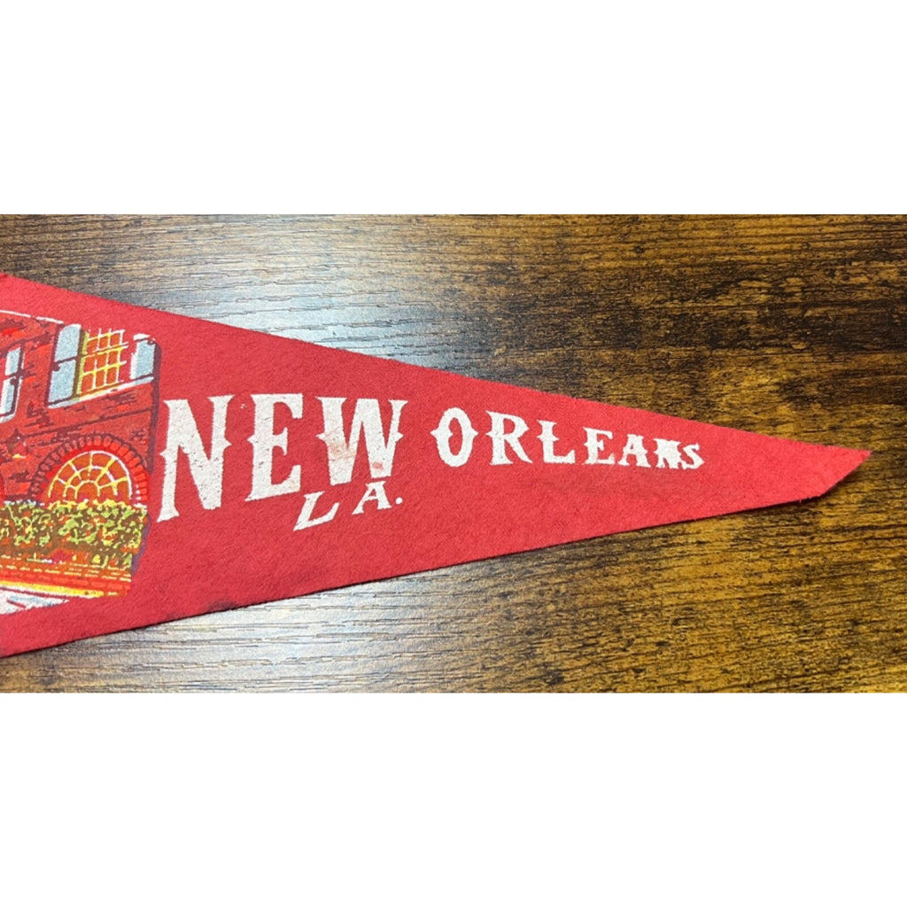vintage New Orleans, Louisiana pennant
