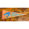 Vintage MLB Toronto Blue jays pennant aged