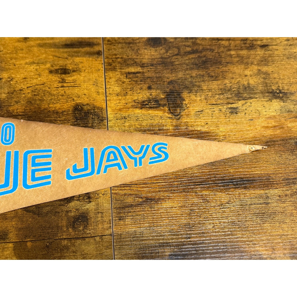 Vintage MLB Toronto Blue jays pennant aged