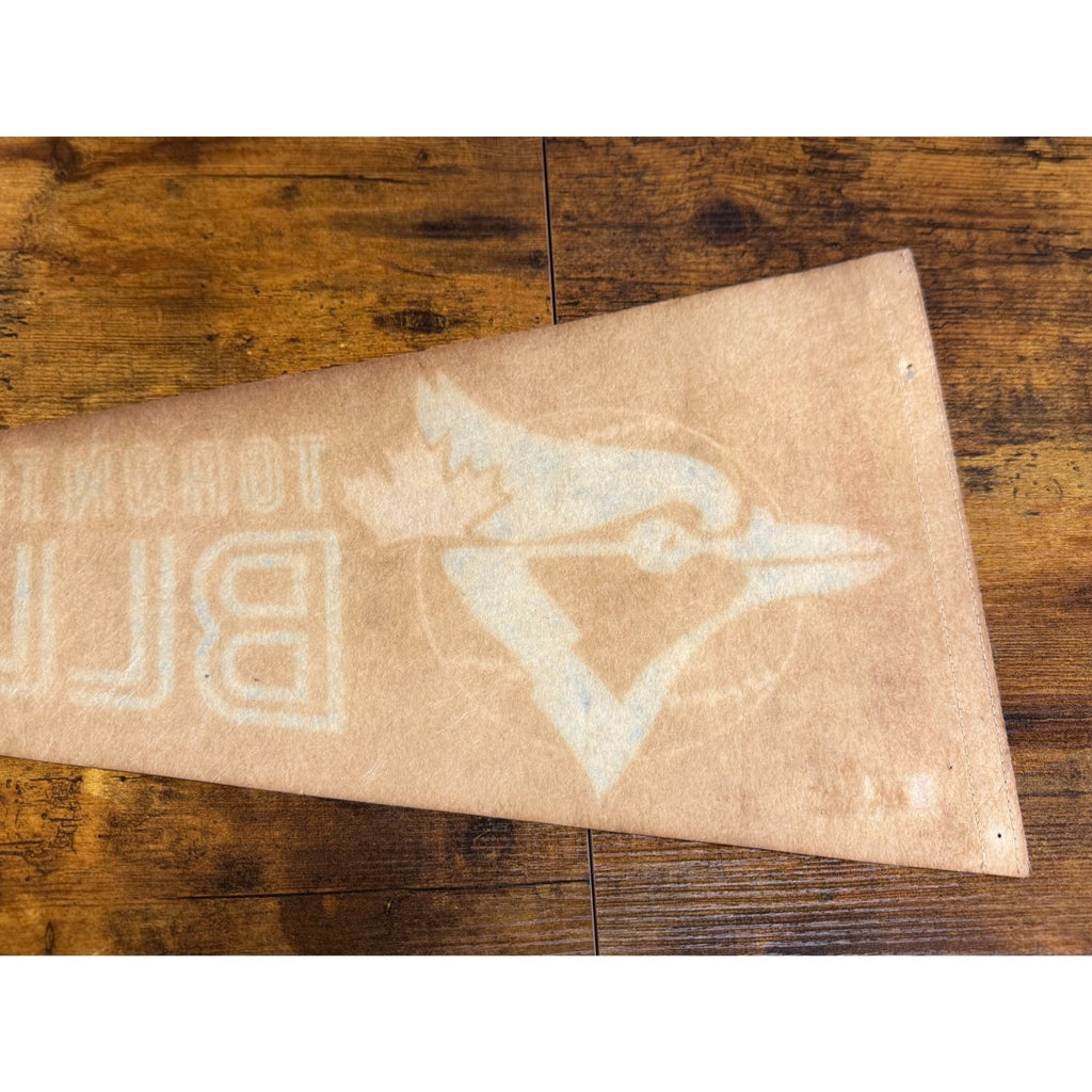 Vintage MLB Toronto Blue jays pennant aged