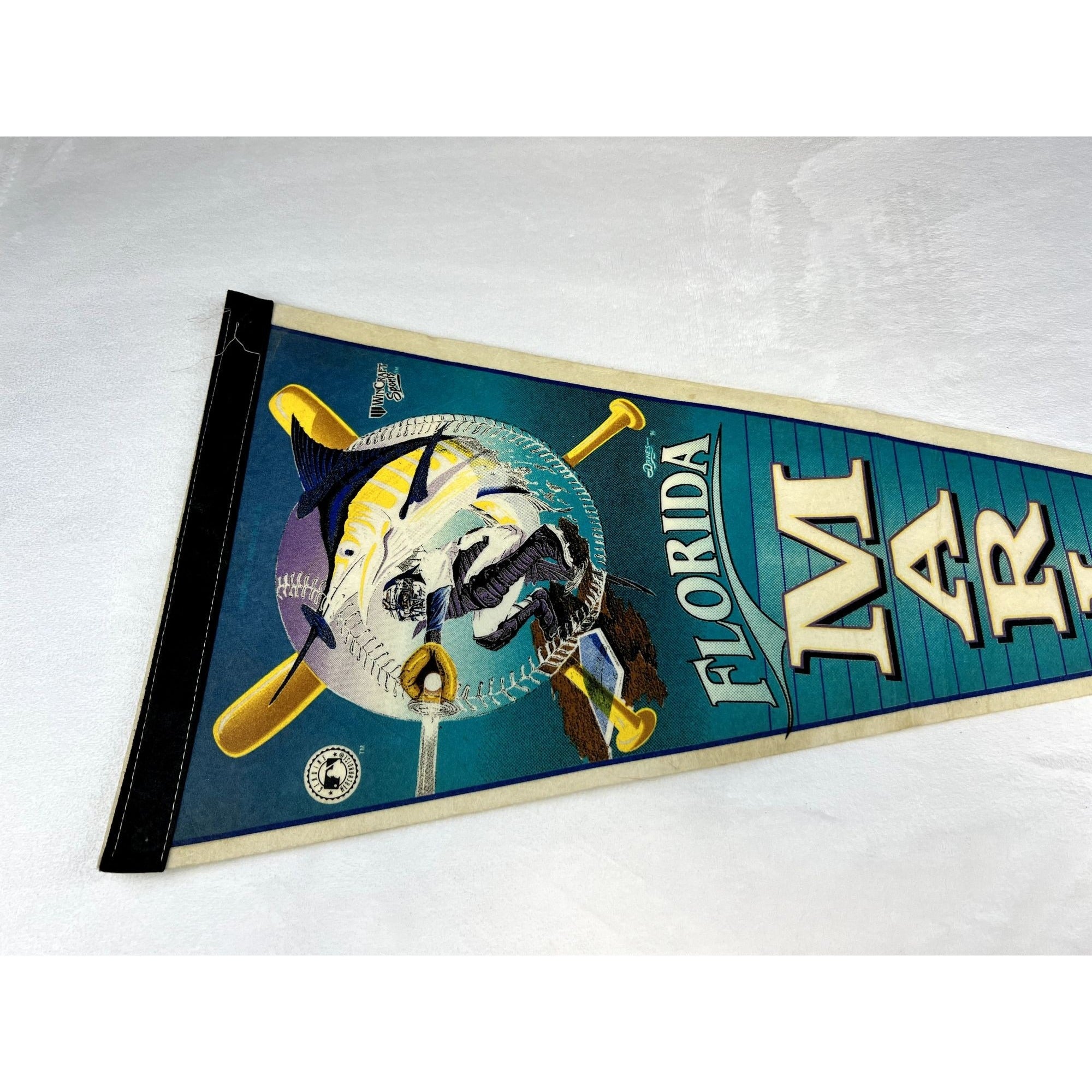 Vintage MLB Florida Marlins pennant