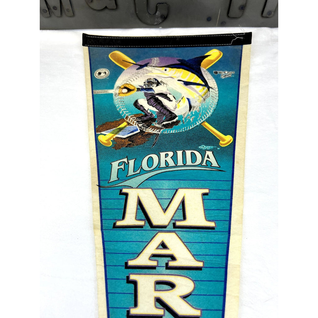 Vintage MLB Florida Marlins pennant