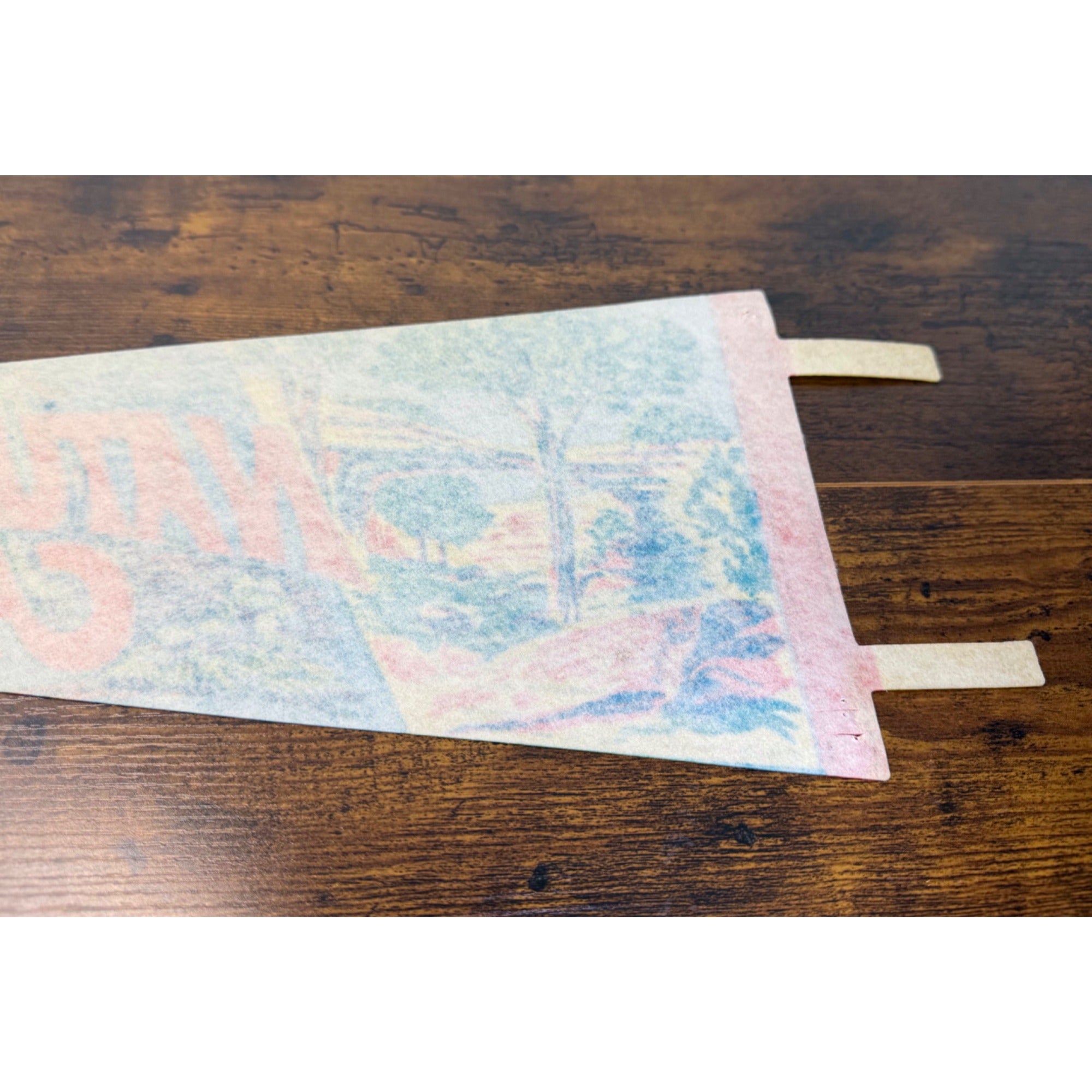 Natural Bridge Caverns Vintage 1977 Felt Pennant National Landmark 25 inches