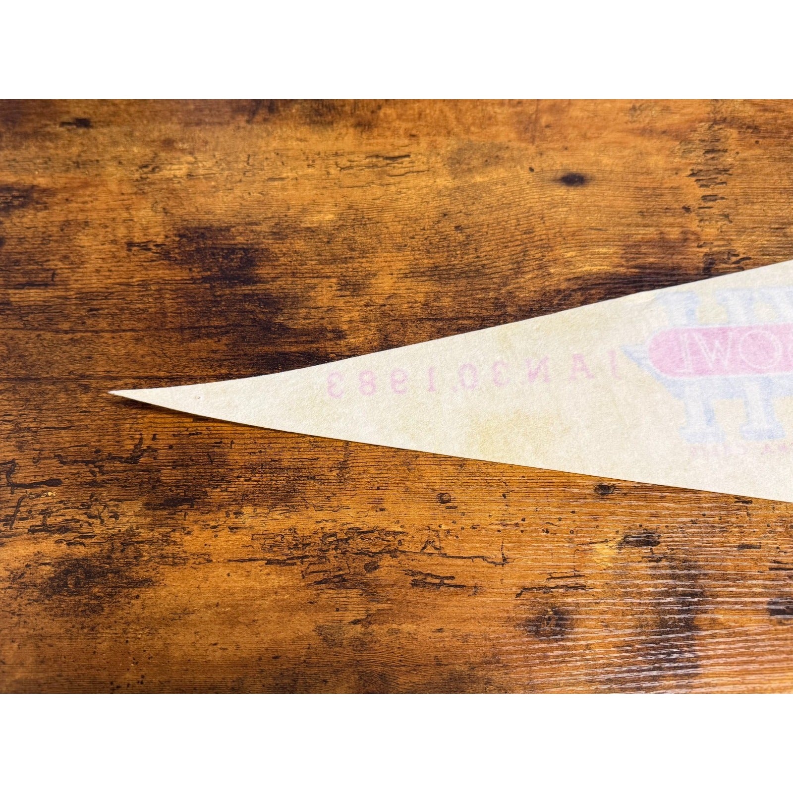 Vintage NFL Washington Redskins 1982 NFC Champions Pennant Super Bowl XVII