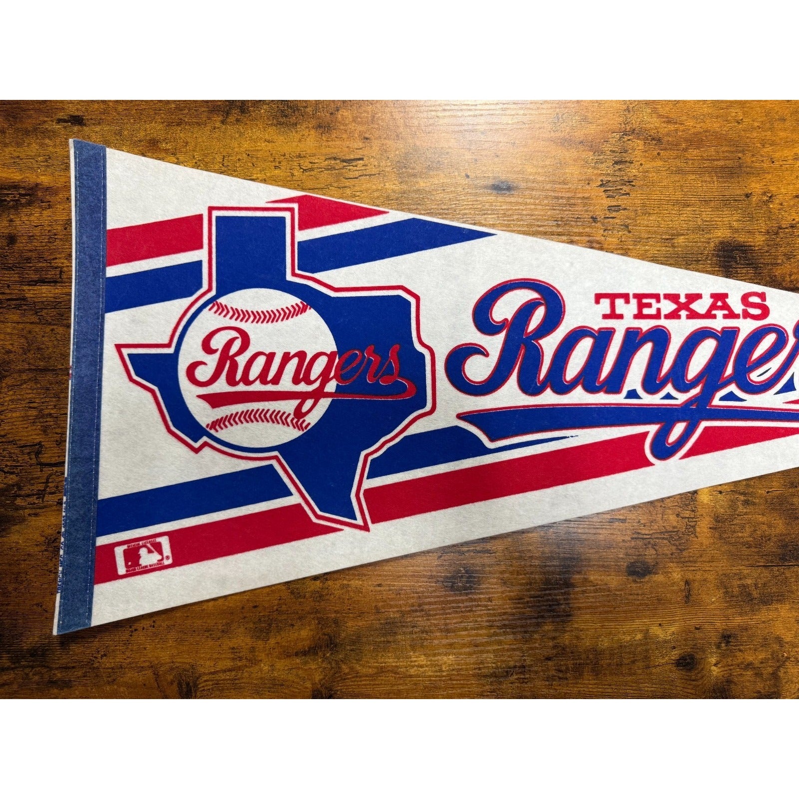 Vintage MLB Texas Rangers pennant