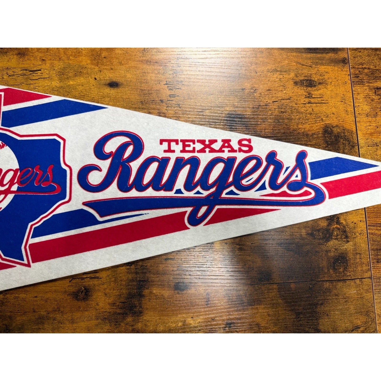 Vintage MLB Texas Rangers pennant