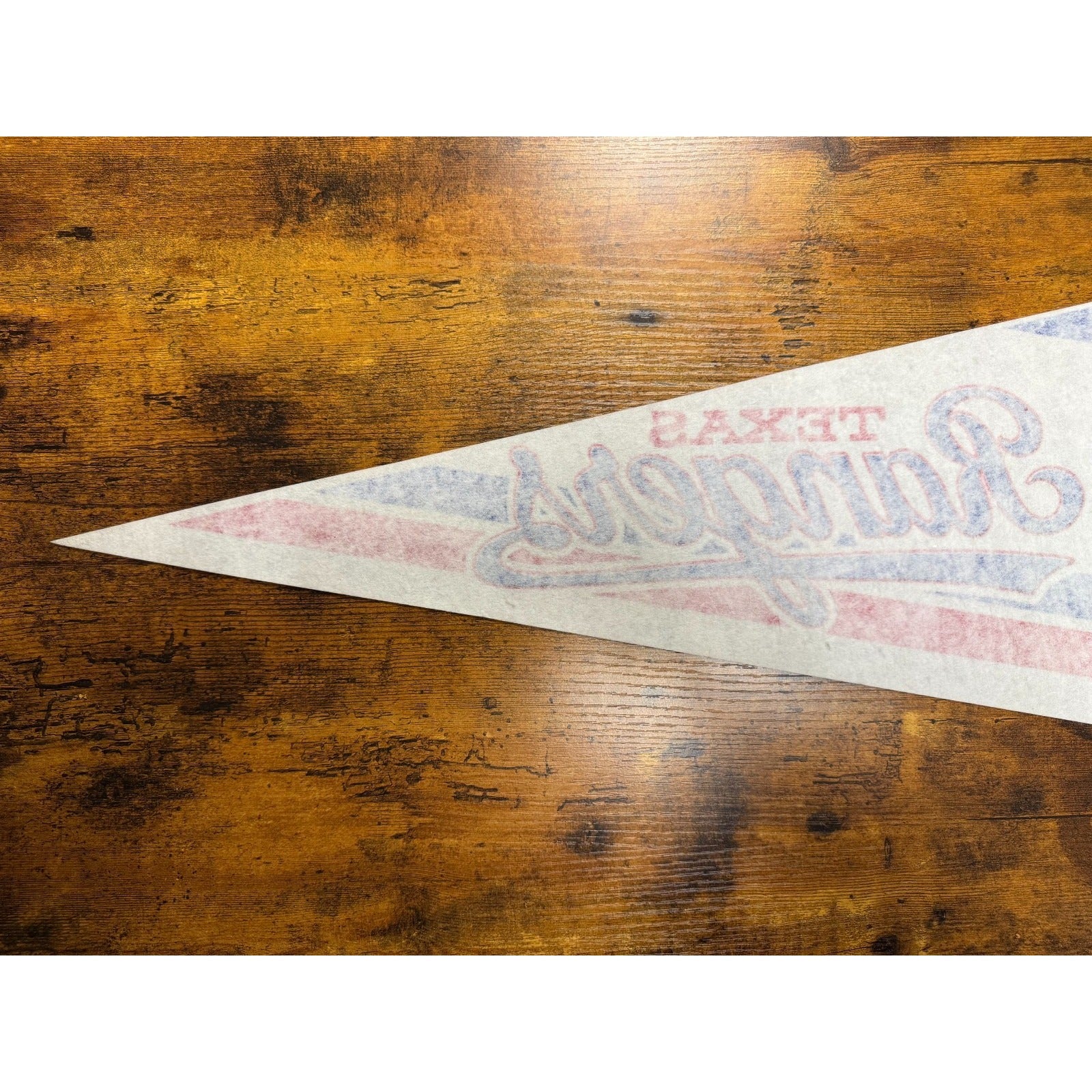 Vintage MLB Texas Rangers pennant