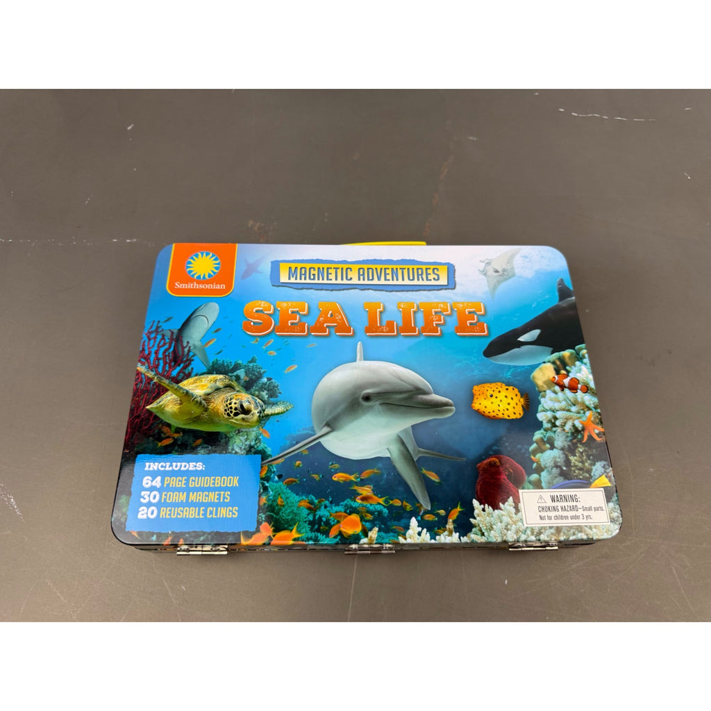 Smithsonian Magnetic Adventures Sea Life Set With Guidebook & Reusable Clings