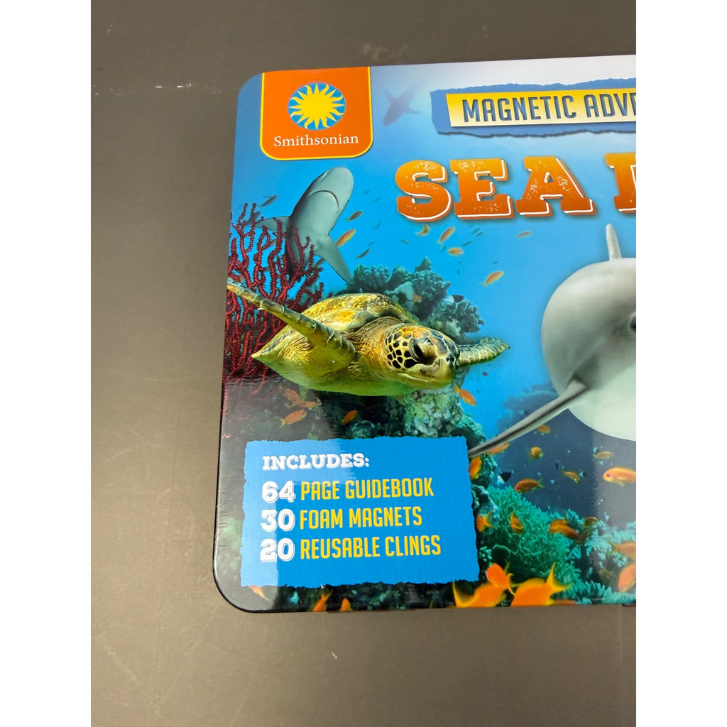 Smithsonian Magnetic Adventures Sea Life Set With Guidebook & Reusable Clings