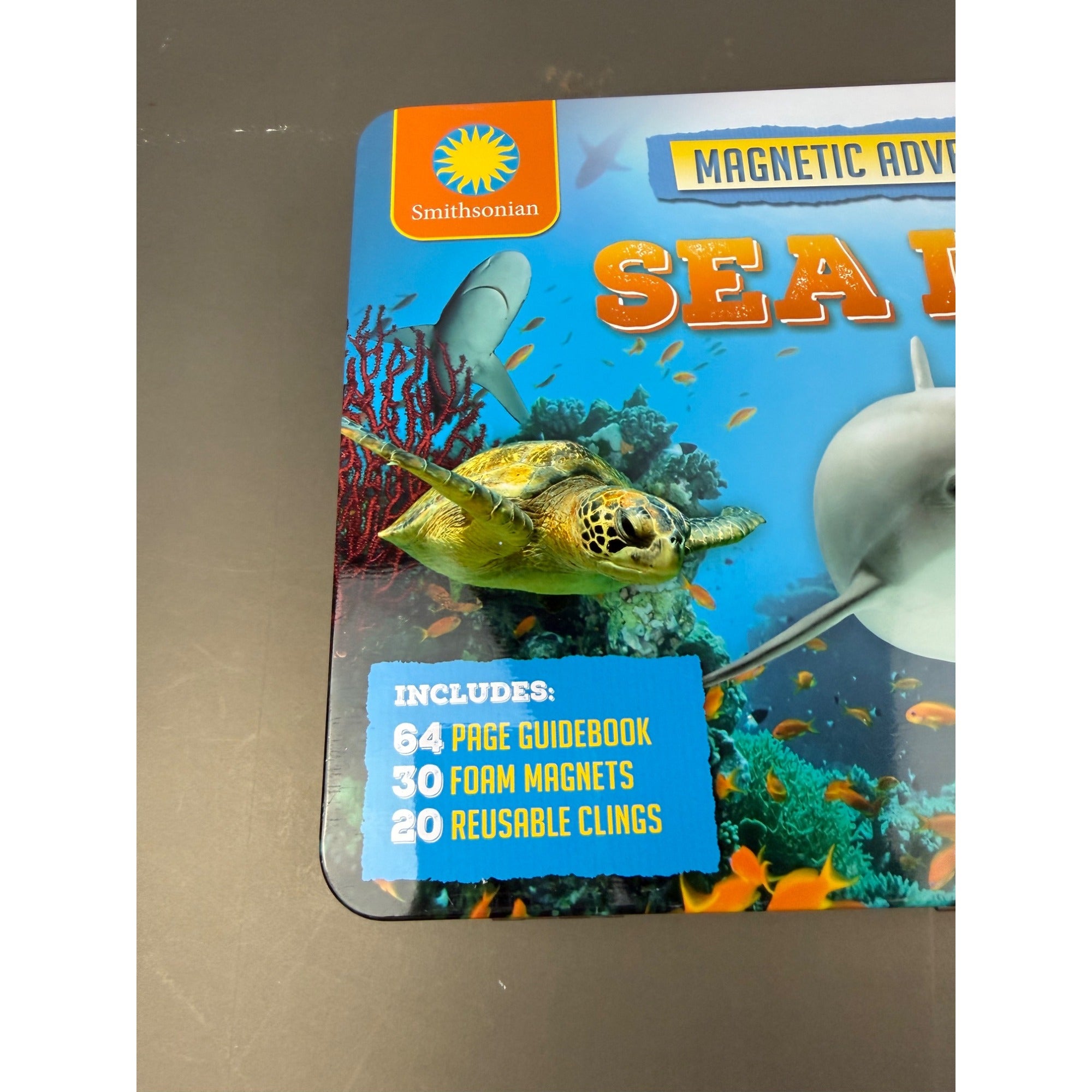 Smithsonian Magnetic Adventures Sea Life Set With Guidebook & Reusable Clings