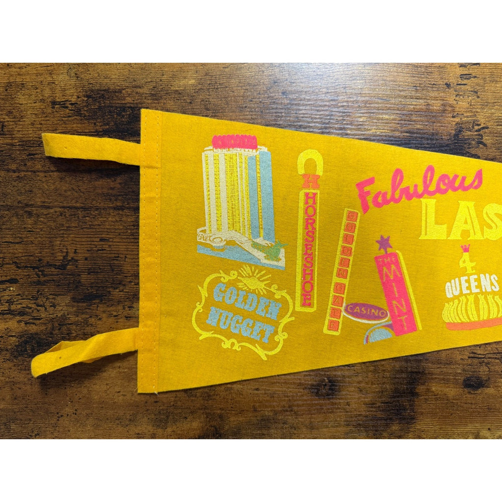 Vintage Fabulous Las Vegas, Nevada pennant