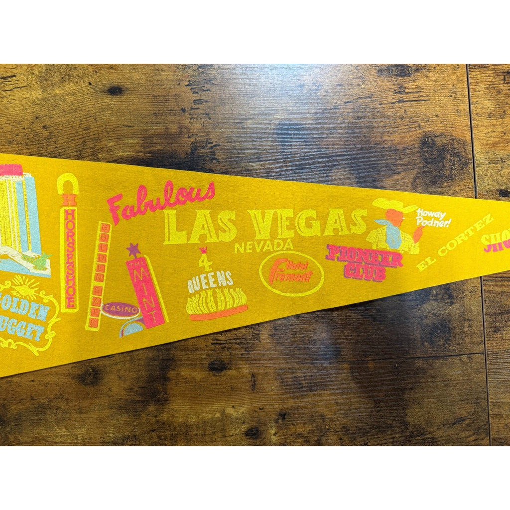 Vintage Fabulous Las Vegas, Nevada pennant
