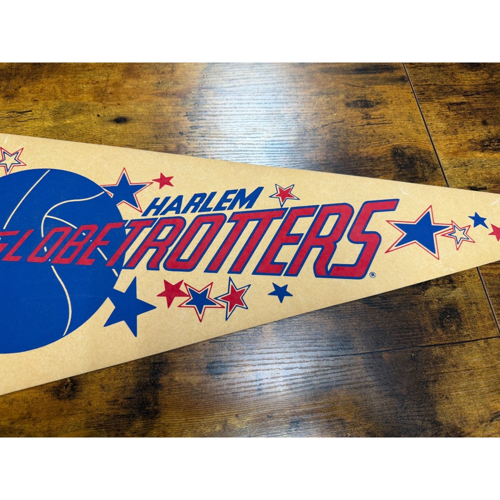 Vintage Harlem Globetrotters pennant