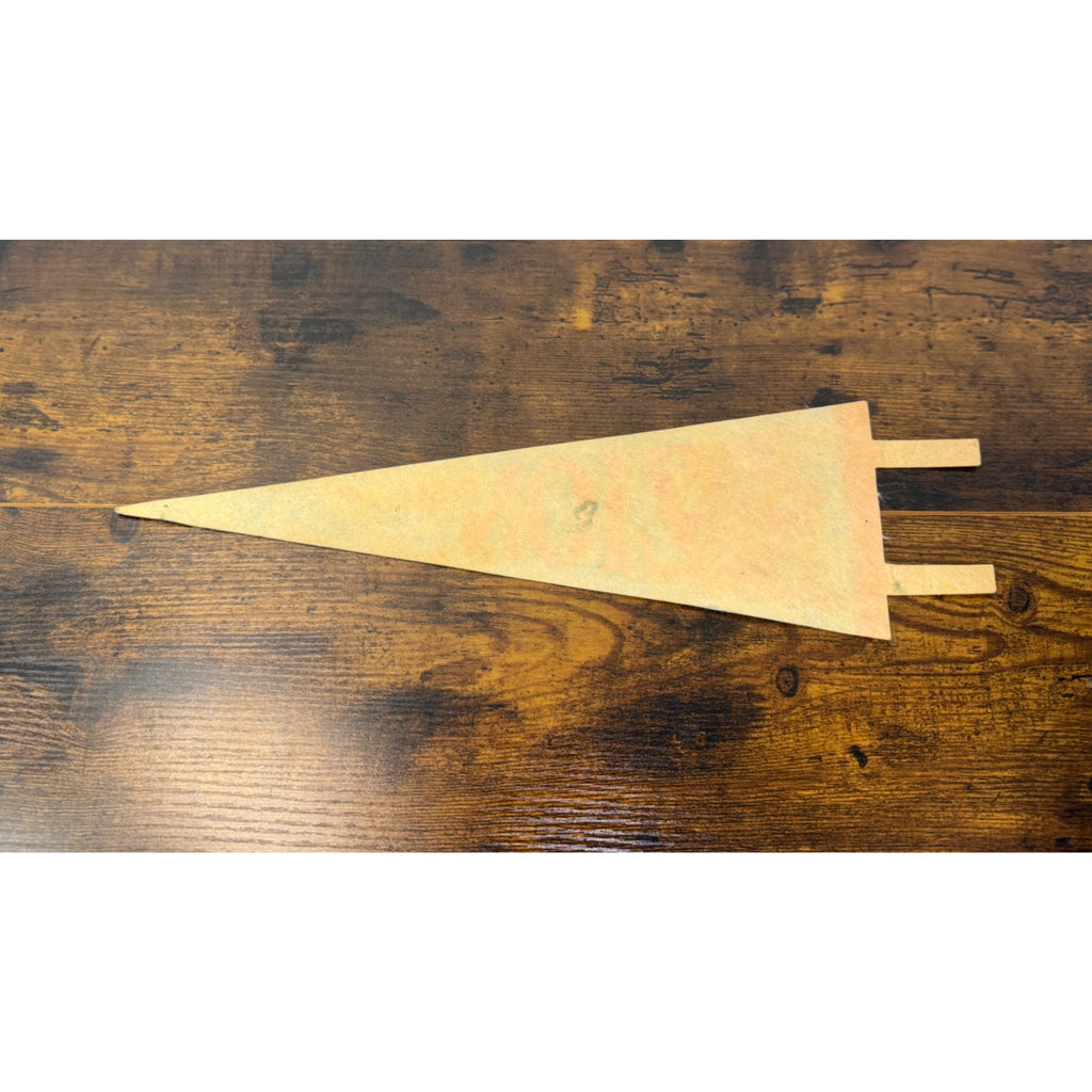 Vintage Zion National Park Pennant Banner - Utah felt flag With Scenic design