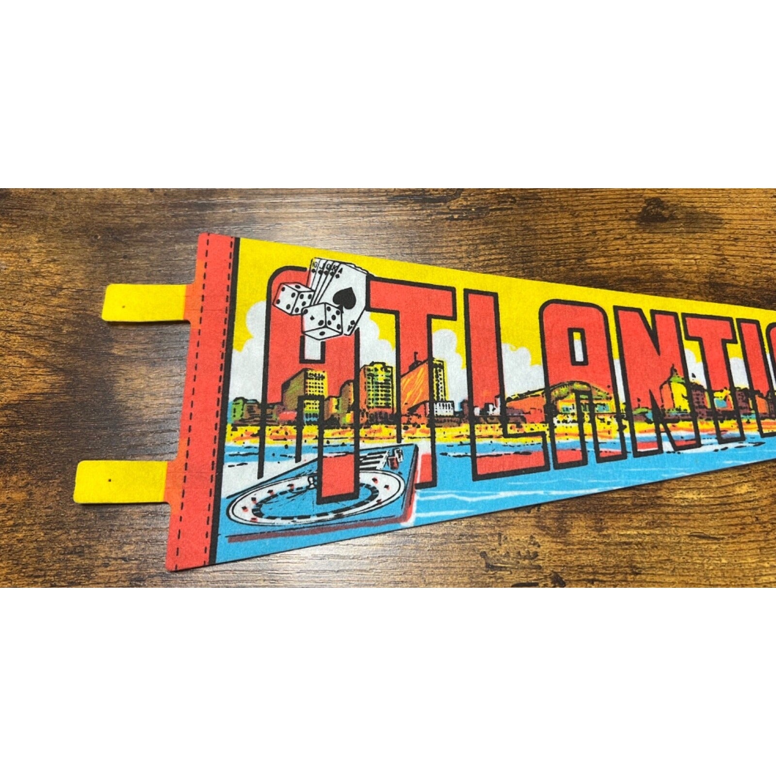 Vintage Atlantic City, New Jersey pennant